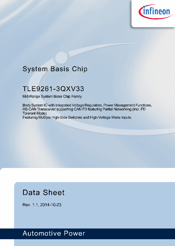 TLE9261-3QXV33_8885145.PDF Datasheet