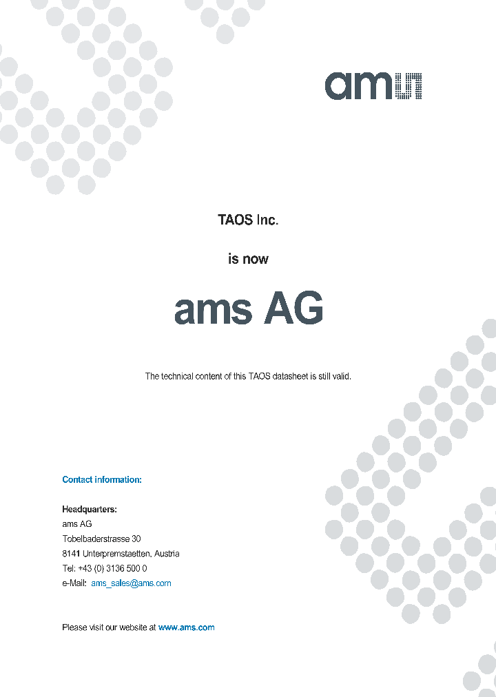 TSL254_8903085.PDF Datasheet