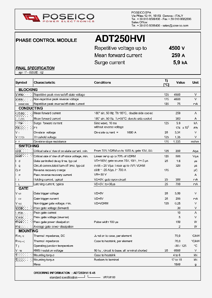 ADT250HVIS45_8904801.PDF Datasheet