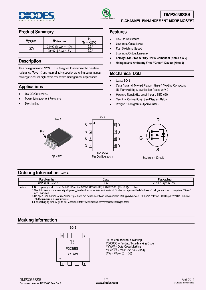 DMP3036SSS-13_8908678.PDF Datasheet