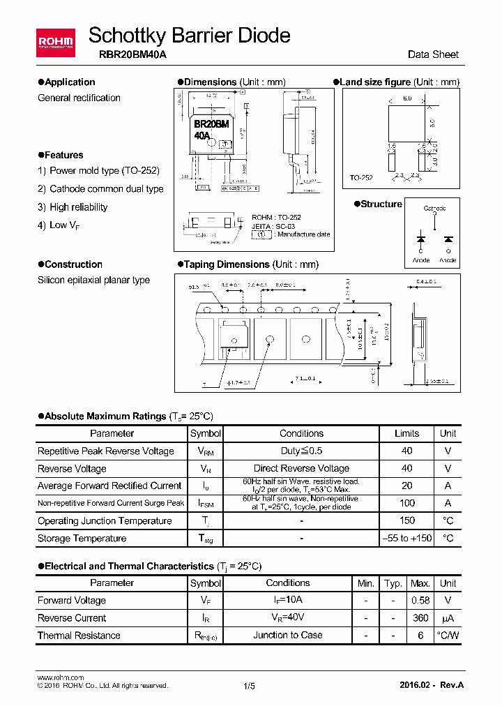 RBR20BM40A_8909334.PDF Datasheet