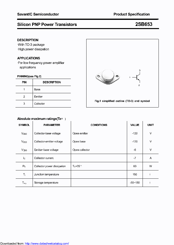 2SB653_8912641.PDF Datasheet