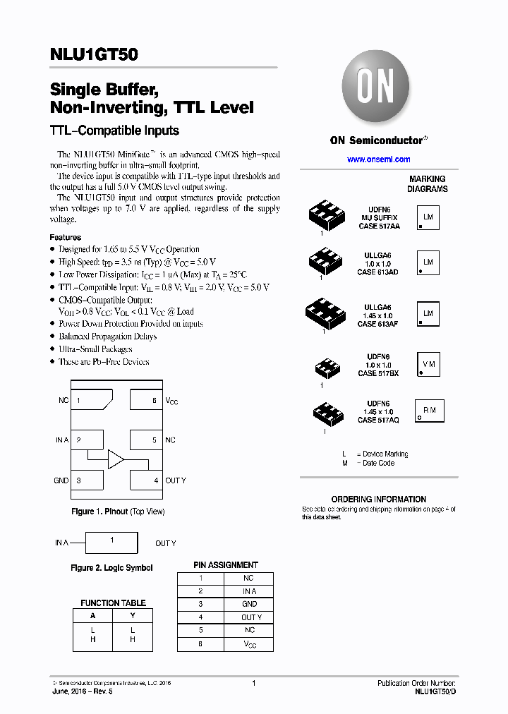 NLU1GT50CMUTCG_8915890.PDF Datasheet