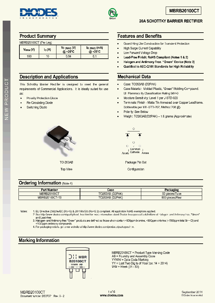 MBRB20100CT-13_8924003.PDF Datasheet