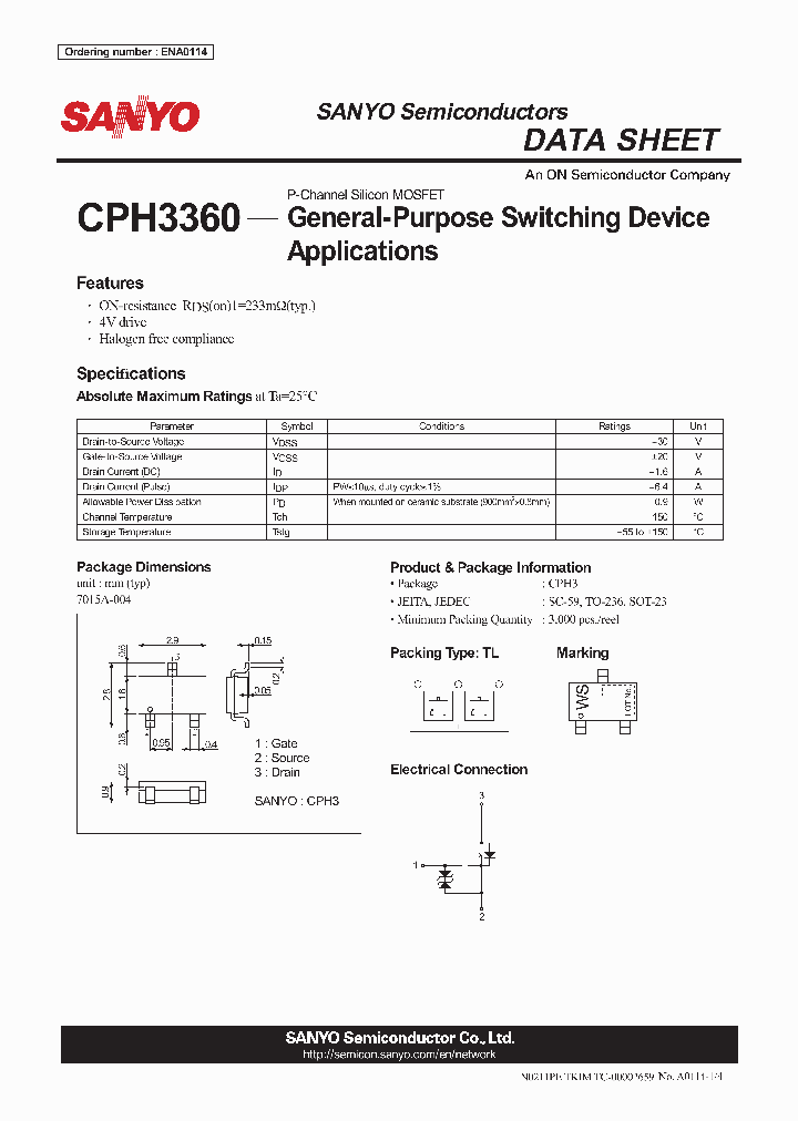 CPH3360_8939664.PDF Datasheet