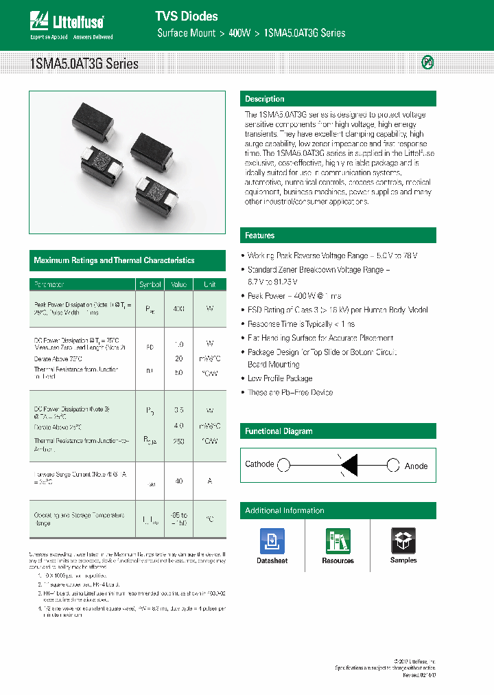 1SMA10AT3G_8949806.PDF Datasheet