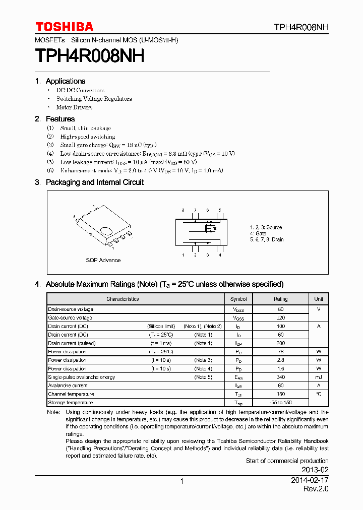 TPH4R008NH_8951797.PDF Datasheet