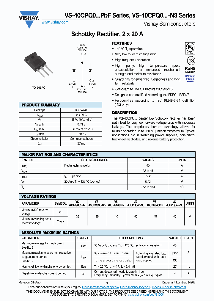 VS-40CPQ035PBF_8956219.PDF Datasheet