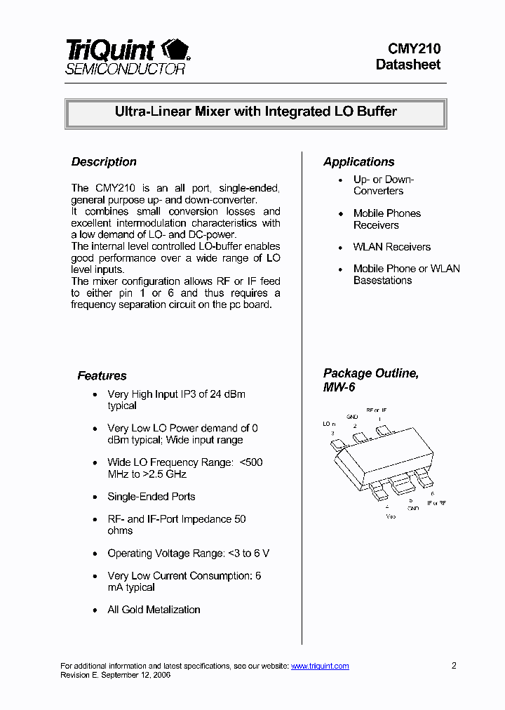 CMY210-15_8968455.PDF Datasheet