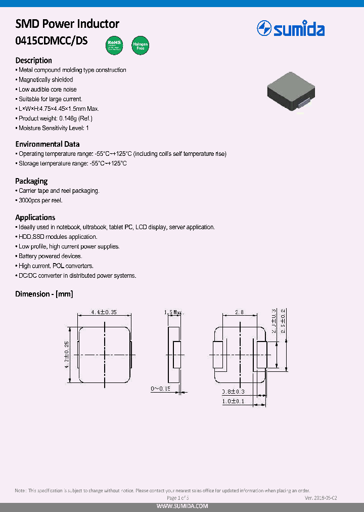 0415CDMCCDS_8977997.PDF Datasheet