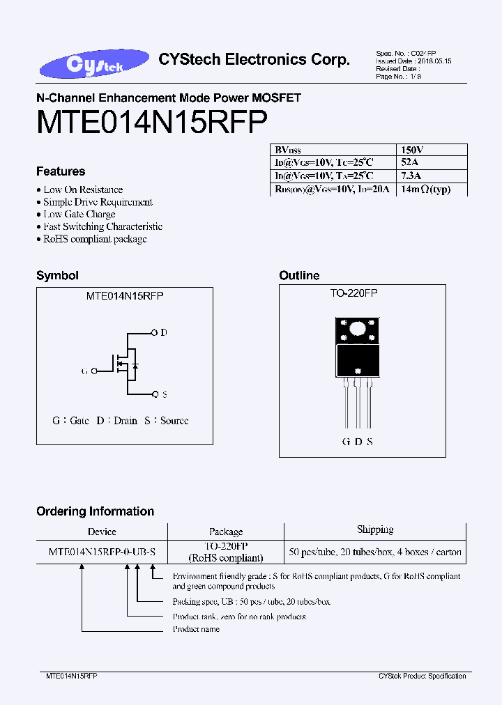 MTE014N15RFP-0-UB-S_8990715.PDF Datasheet