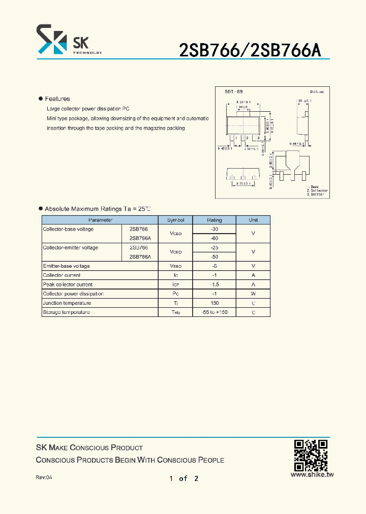 2SB766A_8994849.PDF Datasheet