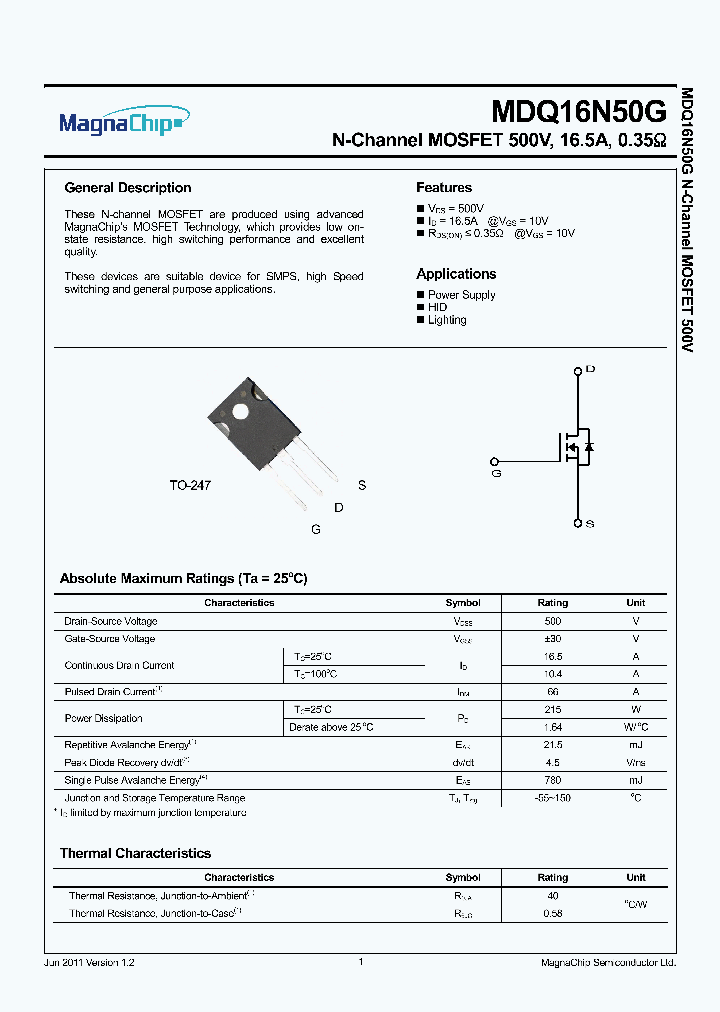 MDQ16N50G_9005697.PDF Datasheet