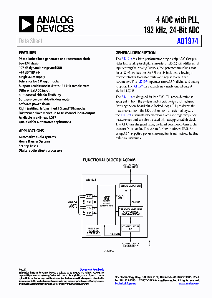 EVAL-AD1974AZ_9015330.PDF Datasheet