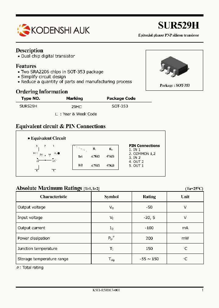 SUR529H_9015687.PDF Datasheet