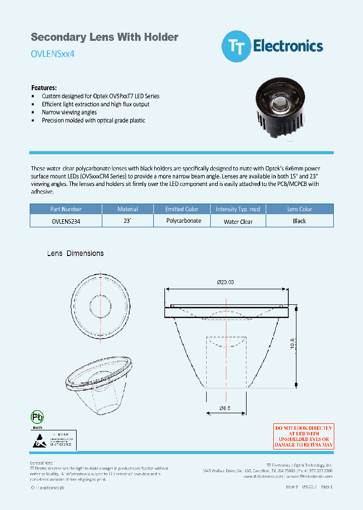 OVLENS234_9027581.PDF Datasheet