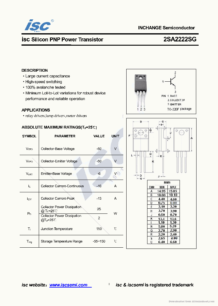 2SA2222SG_9030514.PDF Datasheet