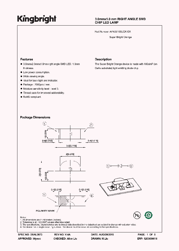 APA3010SECK-GX_9031484.PDF Datasheet