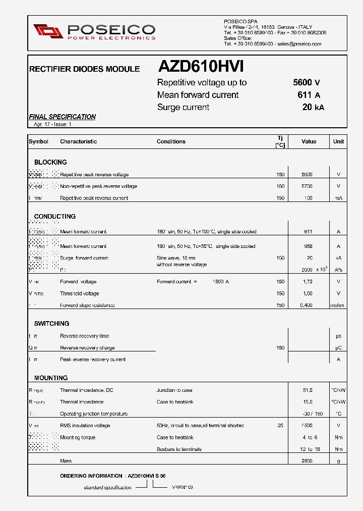 AZD610HVI_9043098.PDF Datasheet