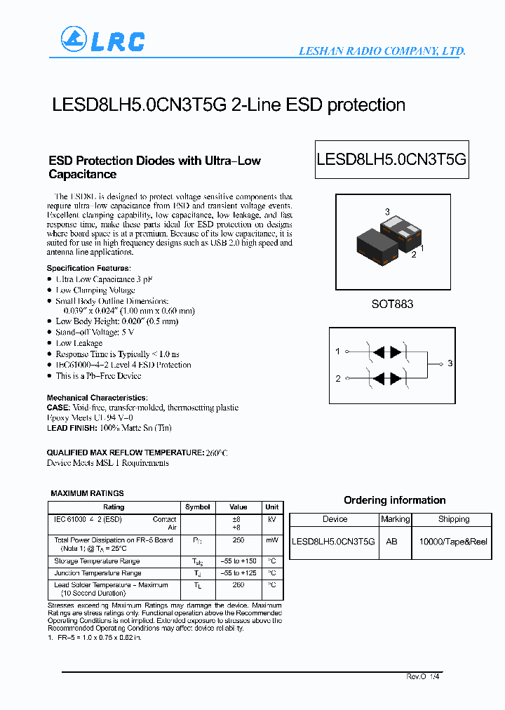 LESD8LH50CN3T5G_9043577.PDF Datasheet