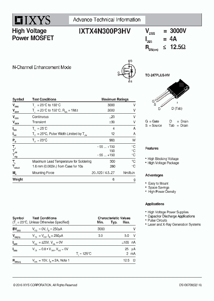 IXTX4N300P3HV_9047592.PDF Datasheet