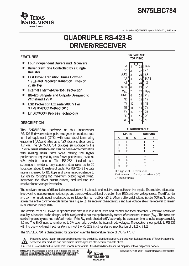 SN75LBC784DW_9083178.PDF Datasheet