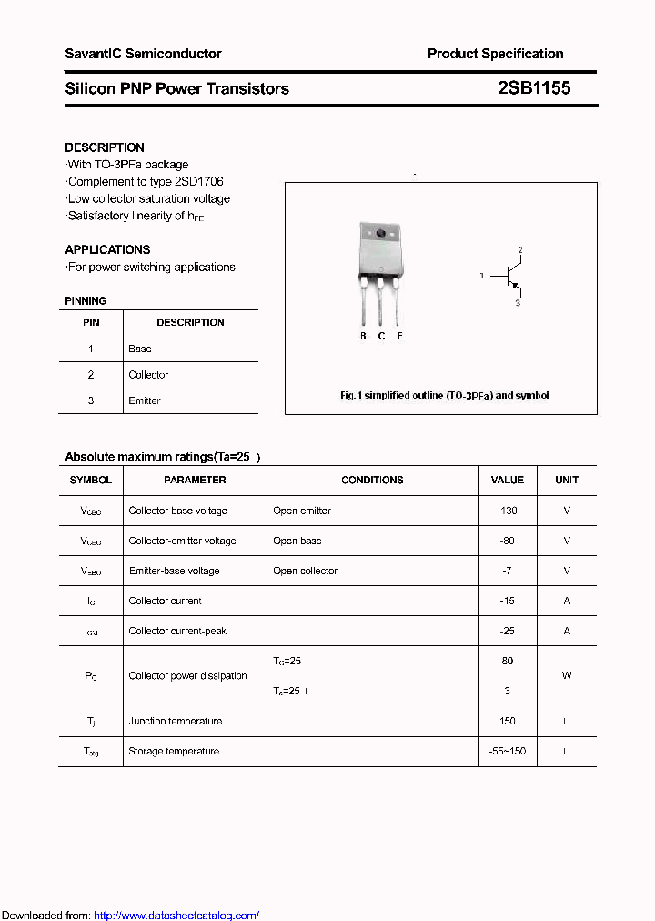 2SB1155_9096610.PDF Datasheet